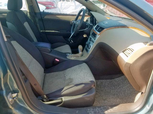 1G1ZH57B49F205179 - 2009 CHEVROLET MALIBU 1LT TEAL photo 5