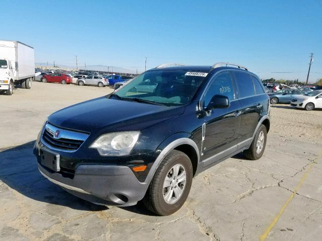 3GSCL33P28S593562 - 2008 SATURN VUE XE BLACK photo 2