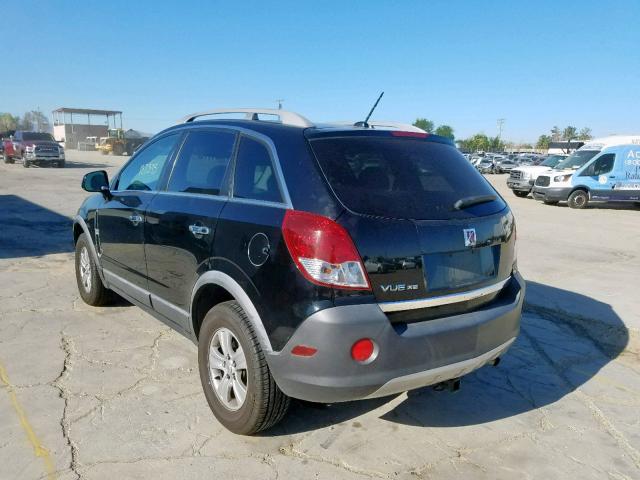 3GSCL33P28S593562 - 2008 SATURN VUE XE BLACK photo 3