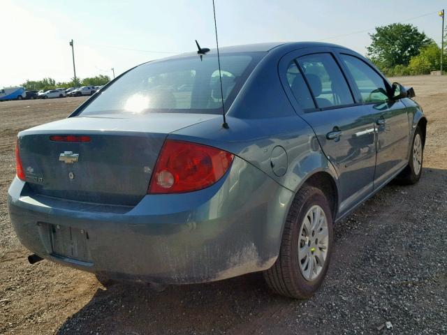 1G1AT58H297226685 - 2009 CHEVROLET COBALT LT GREEN photo 4