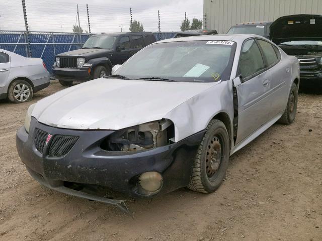 2G2WS522741138018 - 2004 PONTIAC GRAND PRIX SILVER photo 2
