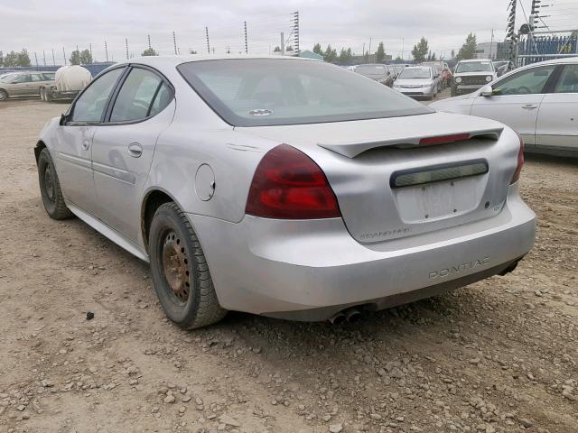 2G2WS522741138018 - 2004 PONTIAC GRAND PRIX SILVER photo 3