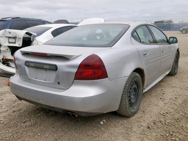 2G2WS522741138018 - 2004 PONTIAC GRAND PRIX SILVER photo 4