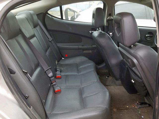 2G2WS522741138018 - 2004 PONTIAC GRAND PRIX SILVER photo 6