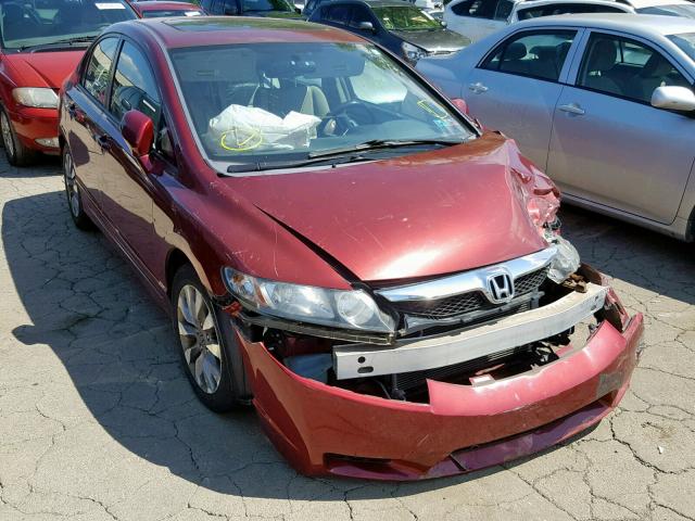 2HGFA1F93AH525670 - 2010 HONDA CIVIC EXL 勃艮第红 照片 1