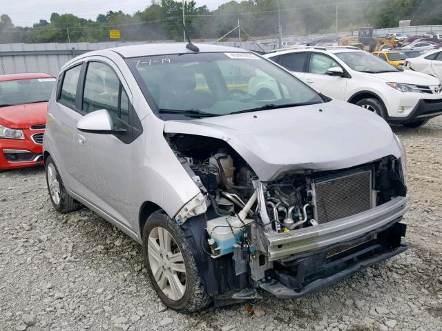 KL8CB6S99EC541018 - 2014 CHEVROLET SPARK LS SILVER photo 1