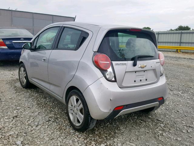 KL8CB6S99EC541018 - 2014 CHEVROLET SPARK LS SILVER photo 3