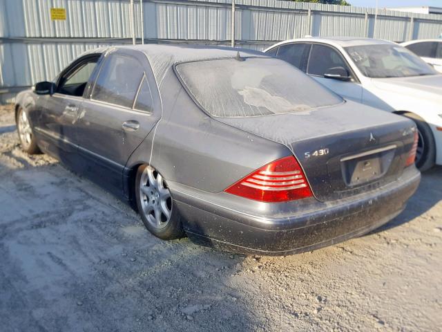 WDBNG83J86A468581 - 2006 MERCEDES-BENZ S 430 4MAT GRAY photo 3