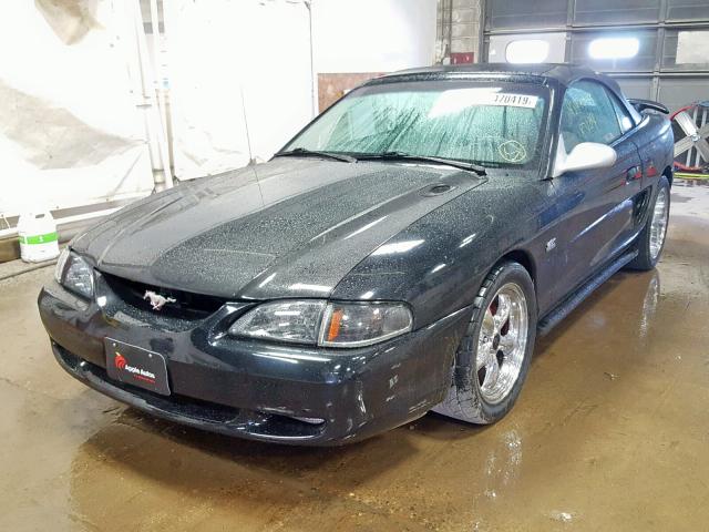 1FALP45T8RF226757 - 1994 FORD MUSTANG GT BLACK photo 2