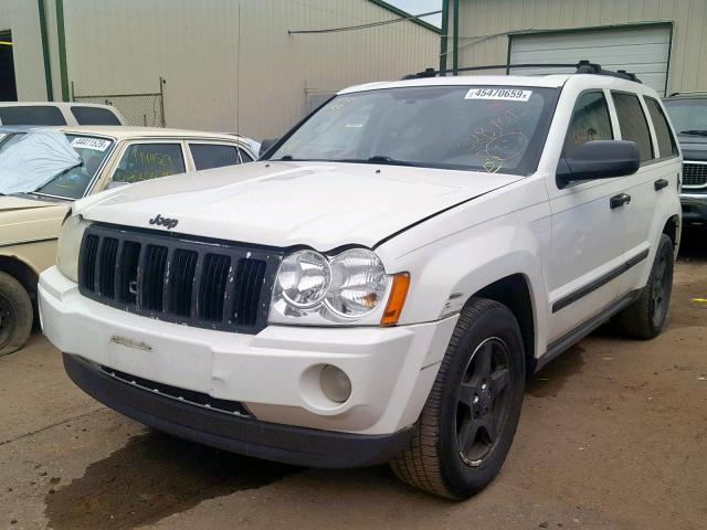 1J4HS58N56C353345 - 2006 JEEP GRAND CHER WHITE photo 2