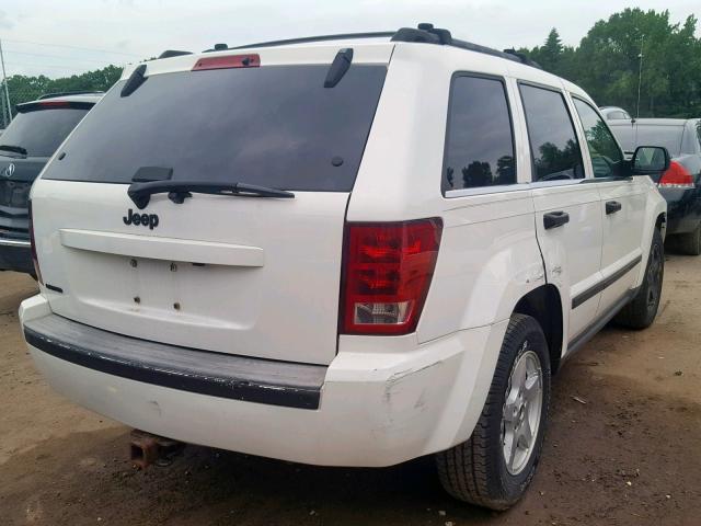 1J4HS58N56C353345 - 2006 JEEP GRAND CHER WHITE photo 4