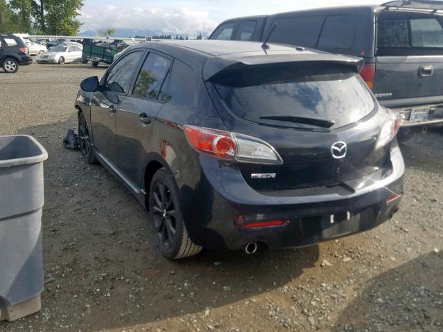 JM1BL1H66A1261370 - 2010 MAZDA 3 S BLACK photo 3