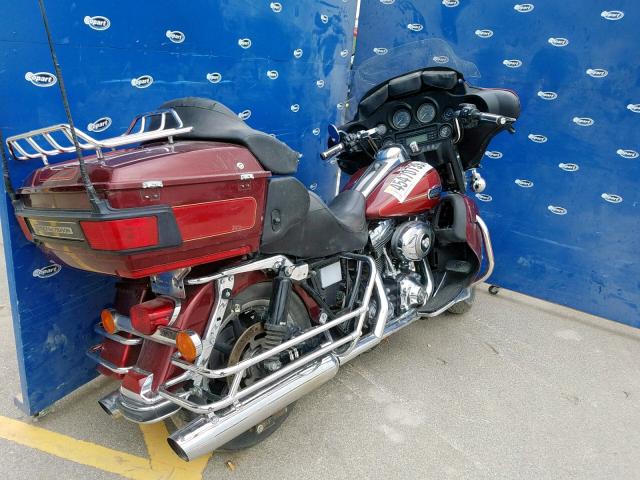 1HD1FC4148Y619574 - 2008 HARLEY-DAVIDSON FLHTCUI RED photo 4