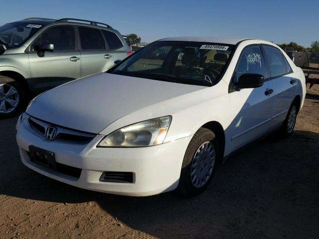 1HGCM56116A060498 - 2006 HONDA ACCORD VAL WHITE photo 2