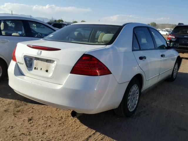 1HGCM56116A060498 - 2006 HONDA ACCORD VAL WHITE photo 4