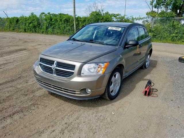 1B3HB48B58D665993 - 2008 DODGE CALIBER SX BEIGE photo 2