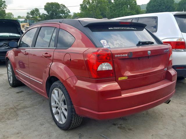 1B3CB7HB6AD560851 - 2010 DODGE CALIBER R/ ORANGE photo 3