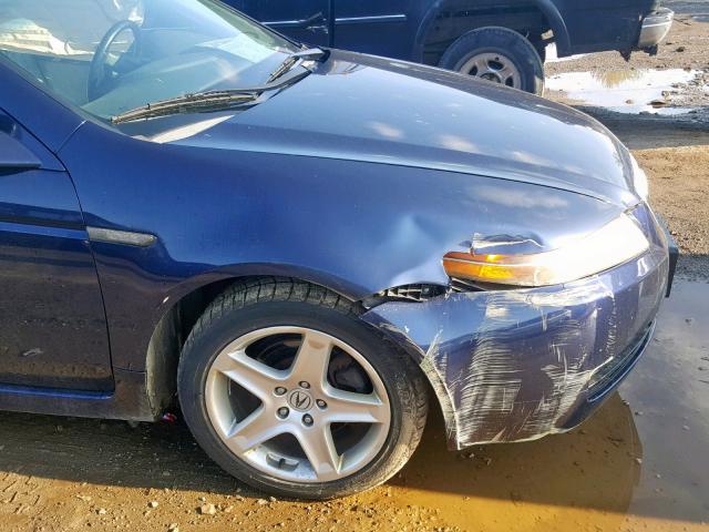 19UUA66266A032269 - 2006 ACURA 3.2TL BLUE photo 10