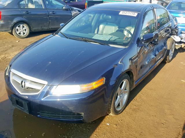 19UUA66266A032269 - 2006 ACURA 3.2TL BLUE photo 2