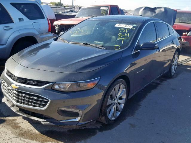 1G1ZH5SX5GF333561 - 2016 CHEVROLET MALIBU PRE GRAY photo 2