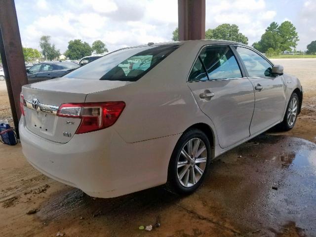 4T1BD1FKXCU063031 - 2012 TOYOTA CAMRY HYBR WHITE photo 4