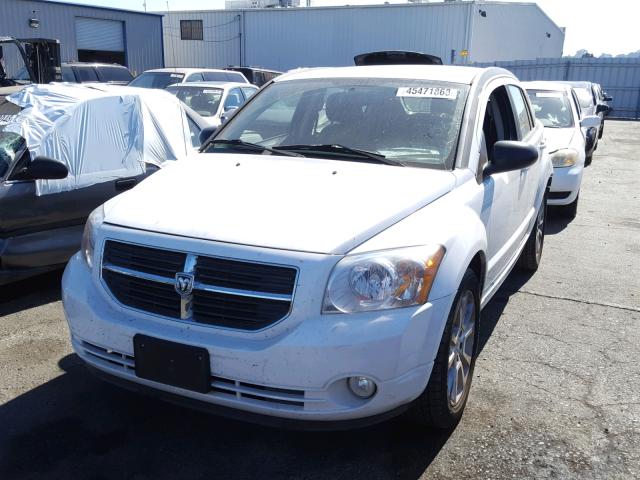 1B3CB5HAXBD141348 - 2011 DODGE CALIBER HE WHITE photo 2