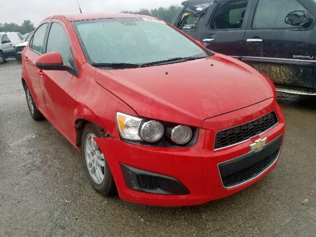 1G1JA5SH1C4205902 - 2012 CHEVROLET SONIC LS RED photo 1