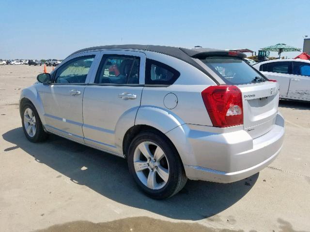 1B3CB4HA7AD538945 - 2010 DODGE CALIBER SX SILVER photo 3