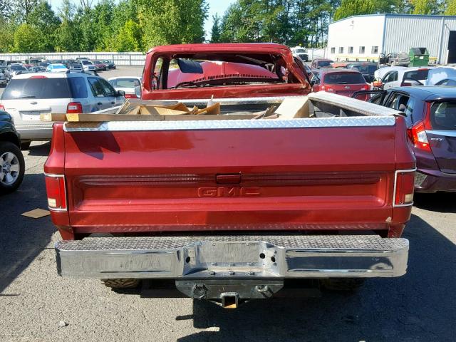 TKR247Z500585 - 1977 GMC PICKUP MAROON photo 6