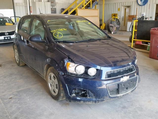 1G1JA6SH3G4172834 - 2016 CHEVROLET SONIC LS BLUE photo 1