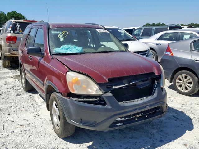 SHSRD78433U154969 - 2003 HONDA CR-V LX MAROON photo 1