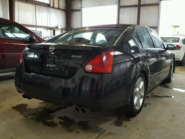 1N4BA41E26C855609 - 2006 NISSAN MAXIMA SE BLACK photo 4