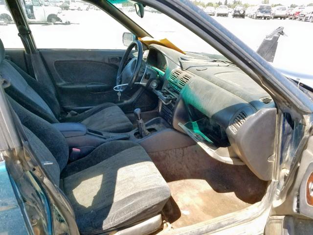 4S3BD6753X6256514 - 1999 SUBARU LEGACY GT GREEN photo 5