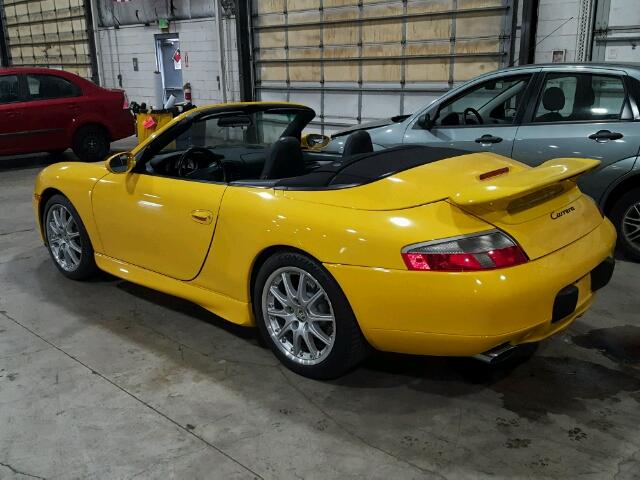 WP0CA2999YS653014 - 2000 PORSCHE 911 CARRER YELLOW photo 3