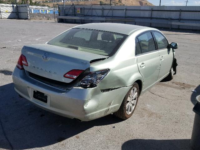 4T1BK36B46U121401 - 2006 TOYOTA AVALON XL GREEN photo 4