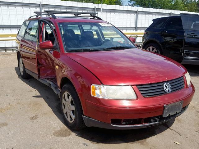 WVWNA63B3XE465646 - 1999 VOLKSWAGEN PASSAT GLS RED photo 1