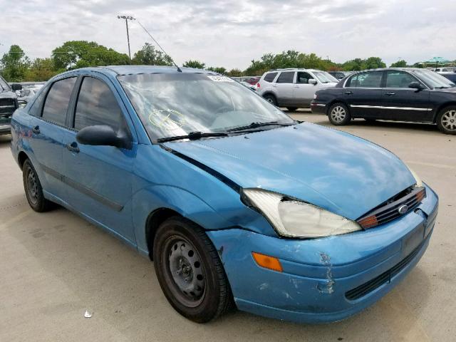 1FAFP33P11W321517 - 2001 FORD FOCUS LX BLUE photo 1