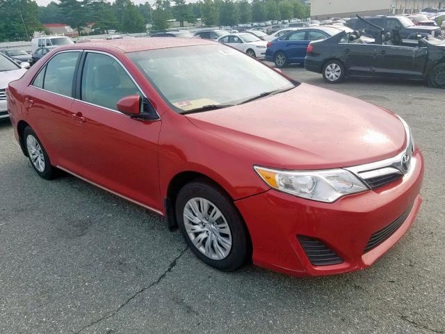 4T4BF1FK4CR240401 - 2012 TOYOTA CAMRY BASE RED photo 1