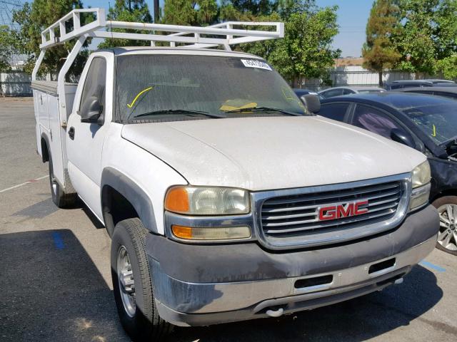 1GDHC24U62E304955 - 2002 GMC SIERRA C25 WHITE photo 1