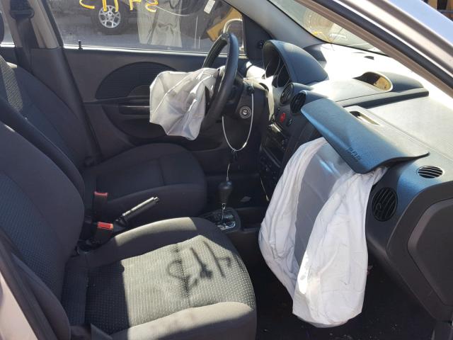 KL1TD66676B554804 - 2006 CHEVROLET AVEO BASE Gümüş foto 5