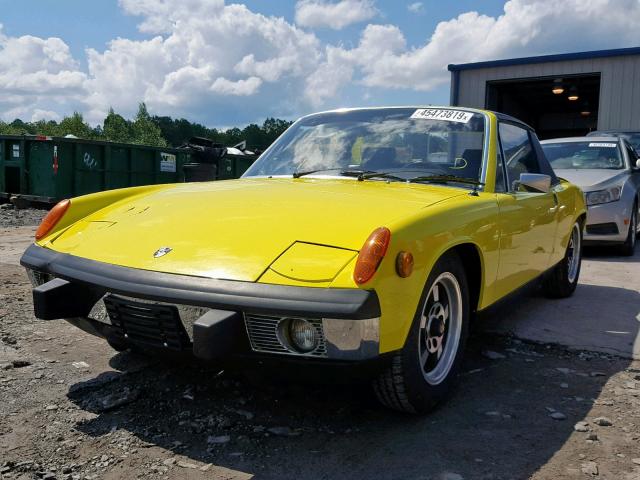 4732910641 - 1973 PORSCHE 914 YELLOW photo 2