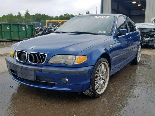 WBAEW53473PG09775 - 2003 BMW 330 XI BLUE photo 2