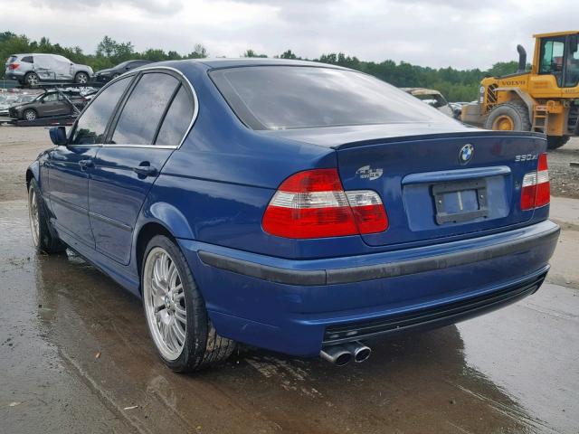 WBAEW53473PG09775 - 2003 BMW 330 XI BLUE photo 3