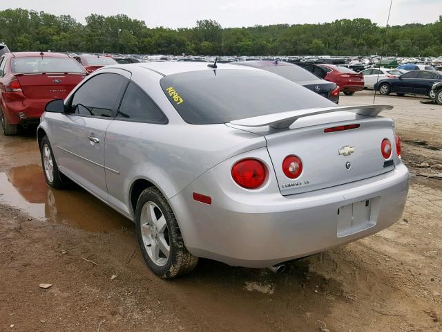 1G1AT18H297233838 - 2009 CHEVROLET COBALT LT SILVER photo 3