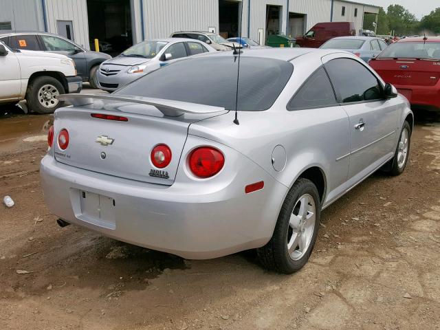 1G1AT18H297233838 - 2009 CHEVROLET COBALT LT SILVER photo 4