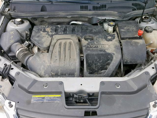 1G1AT18H297233838 - 2009 CHEVROLET COBALT LT SILVER photo 7