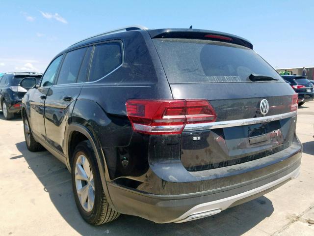 1V2CR2CAXJC585980 - 2018 VOLKSWAGEN ATLAS SE BLACK photo 3