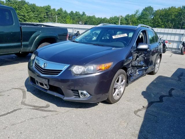 JH4CW2H65CC003493 - 2012 ACURA TSX TECH GRAY photo 2