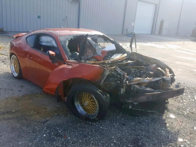JF1ZNAA19D1714995 - 2013 TOYOTA SCION FR-S ORANGE photo 1