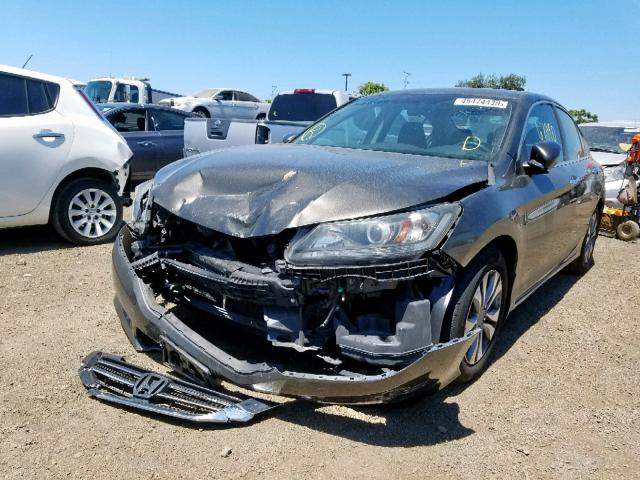 1HGCR2F35DA269533 - 2013 HONDA ACCORD LX GREEN photo 2